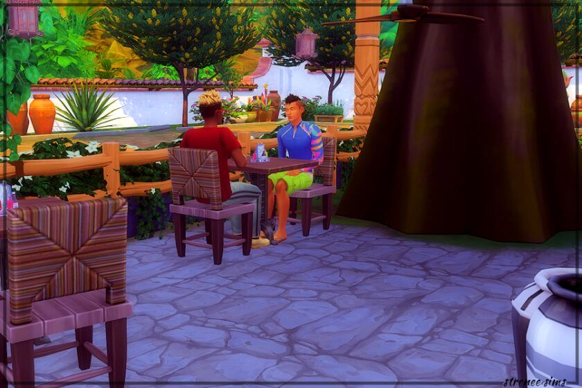 sims 4 cc tree top bar grill 3