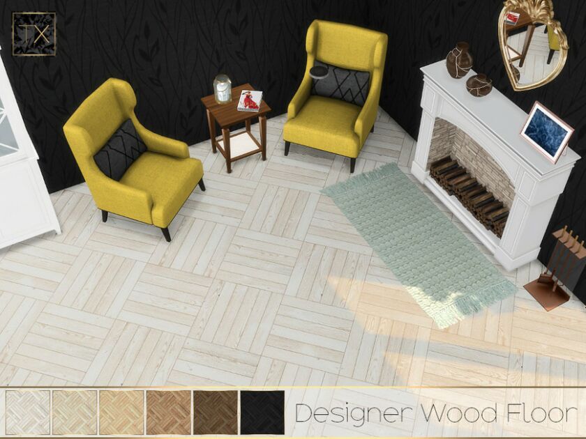 sims 4 cc tx designer wood floor by theeaax 2