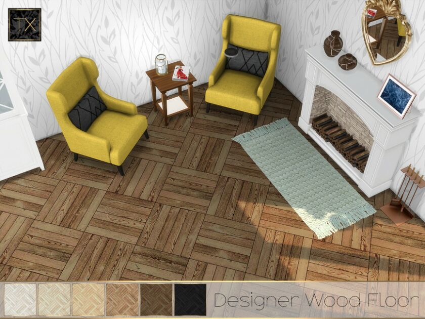 sims 4 cc tx designer wood floor by theeaax 3