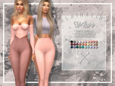 Tyla Leggings By Alainalina Sims 4 CC