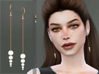 Ulrike Earrings Sims 4 CC