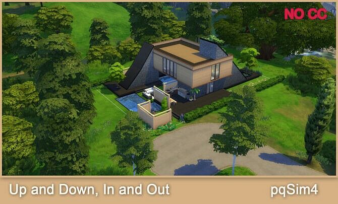 UP And Down, In And OUT Home Sims 4 CC