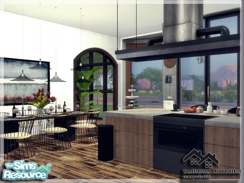 sims 4 cc vaidona kitchen by marychabb 5