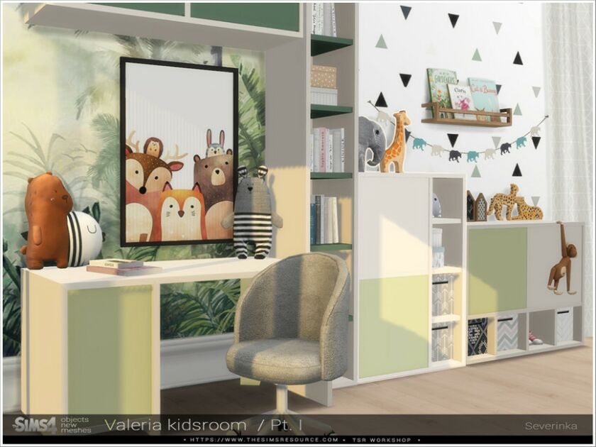 sims 4 cc valeria kidsroom pt i by severinka 3