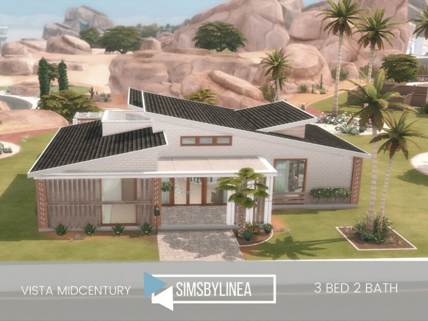 Vista Midcentury By Simsbylinea Sims 4 CC