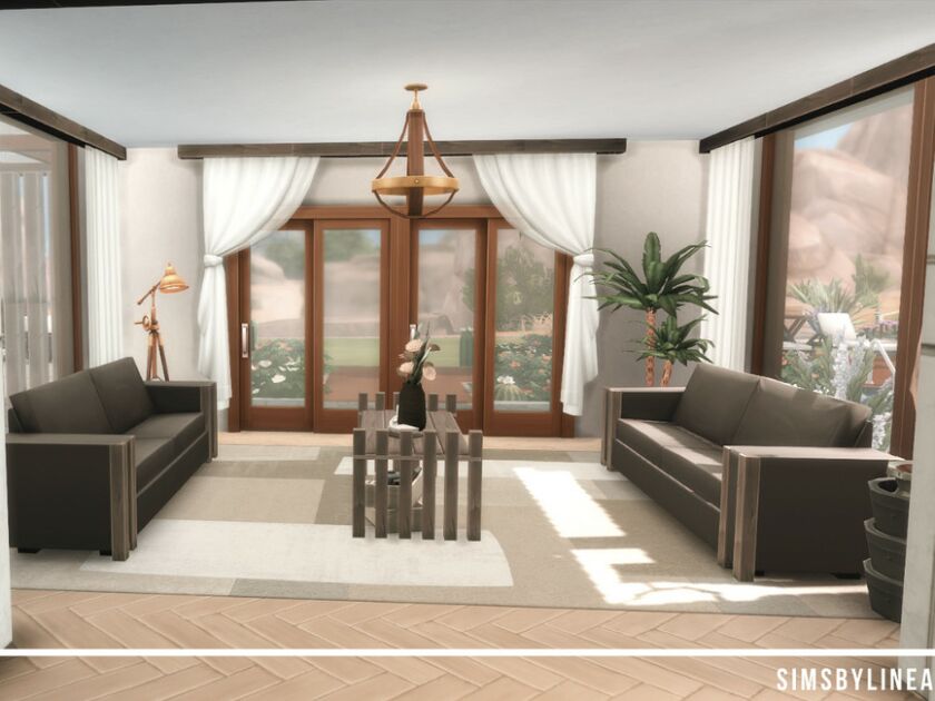 sims 4 cc vista midcentury by simsbylinea 4