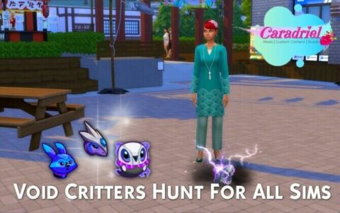 Void Critters Hunt For ALL Sims 4 CC