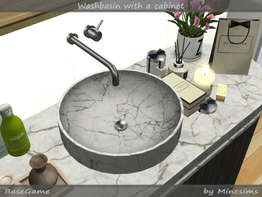 sims 4 cc washbasin with cabinet by mincsims 4