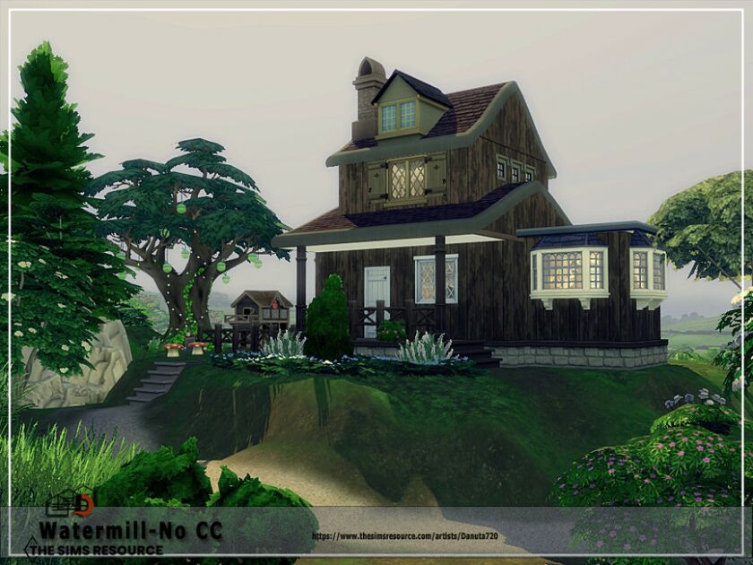 sims 4 cc watermill no cc by danuta720 5