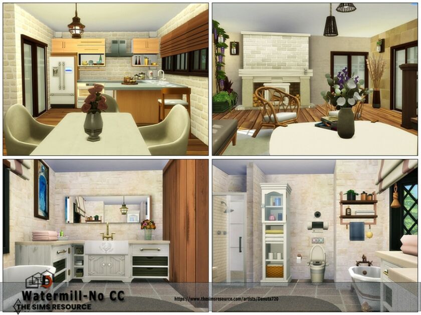 sims 4 cc watermill no cc by danuta720 7