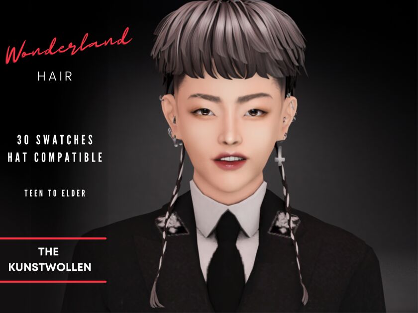 Wonderland Hair Sims 4 CC