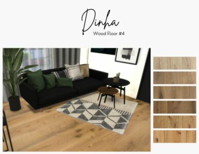 Wood Floor #4 By Dinha Sims 4 CC