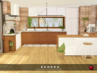 Xandra – Kitchen By Melapples Sims 4 CC