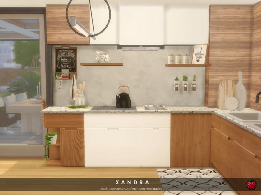 sims 4 cc xandra kitchen by melapples 2