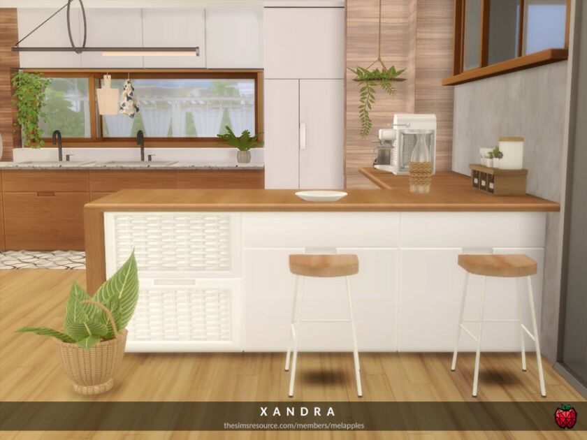 sims 4 cc xandra kitchen by melapples 4