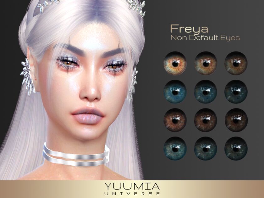 Yuumiauniverse × Freya NON Default Eyes By Yuumiauniverse Sims 4 CC