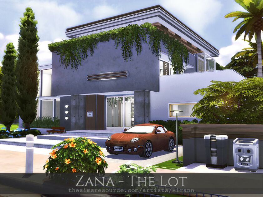 Zana – The Lot By Rirann Sims 4 CC