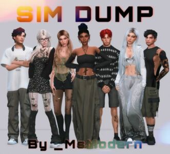 700 Patreon Members – 7 Sims SIM Dump Sims 4 CC