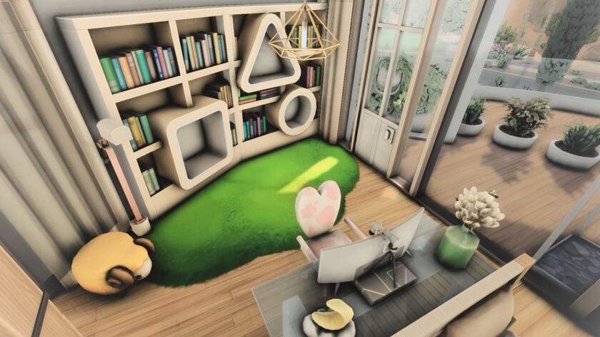 sims 4 cc ai futuristic eco house residential 1 14