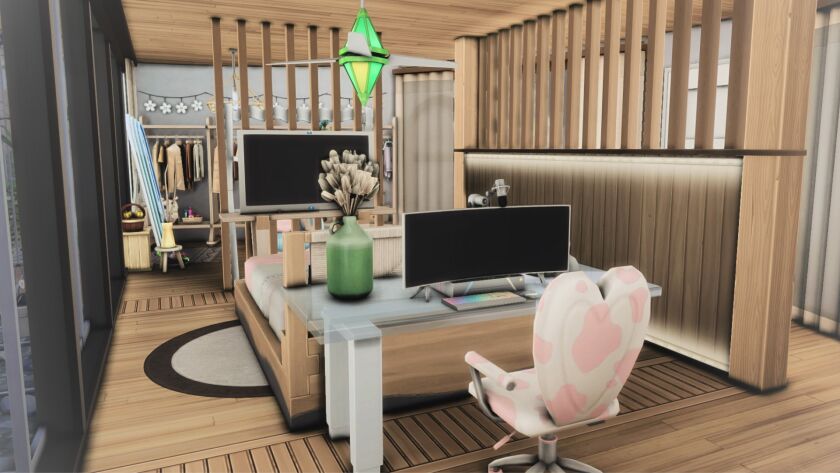 sims 4 cc ai futuristic eco house residential 1 16