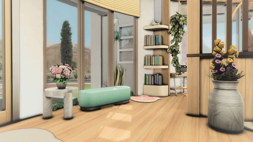 sims 4 cc ai futuristic eco house residential 1 8