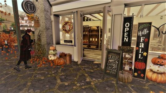 Autumn Shop Sims 4 CC