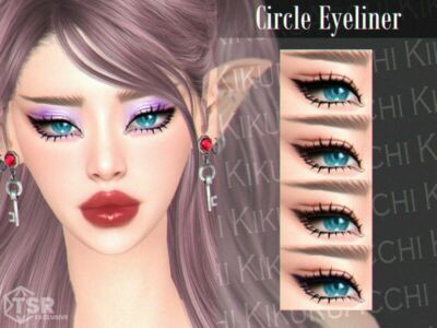 Circle Eyeliner Sims 4 CC