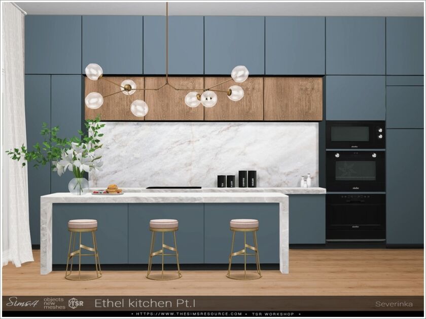 sims 4 cc ethel kitchen 2