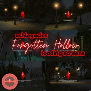 Forgotten Hollow Loading Screens Sims 4 CC