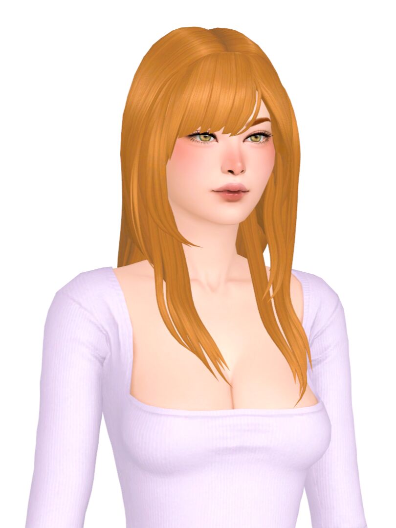 sims 4 cc hair lookbook straight hairs just some simple 2