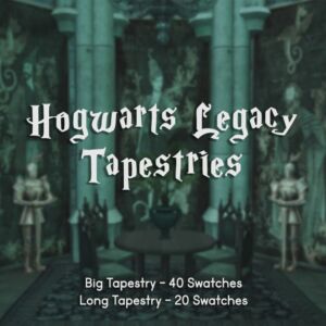 Hogwarts Legacy Tapestries Sims 4 CC