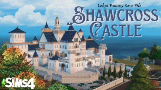 Castle Build for Royal Household Sims 4 CC