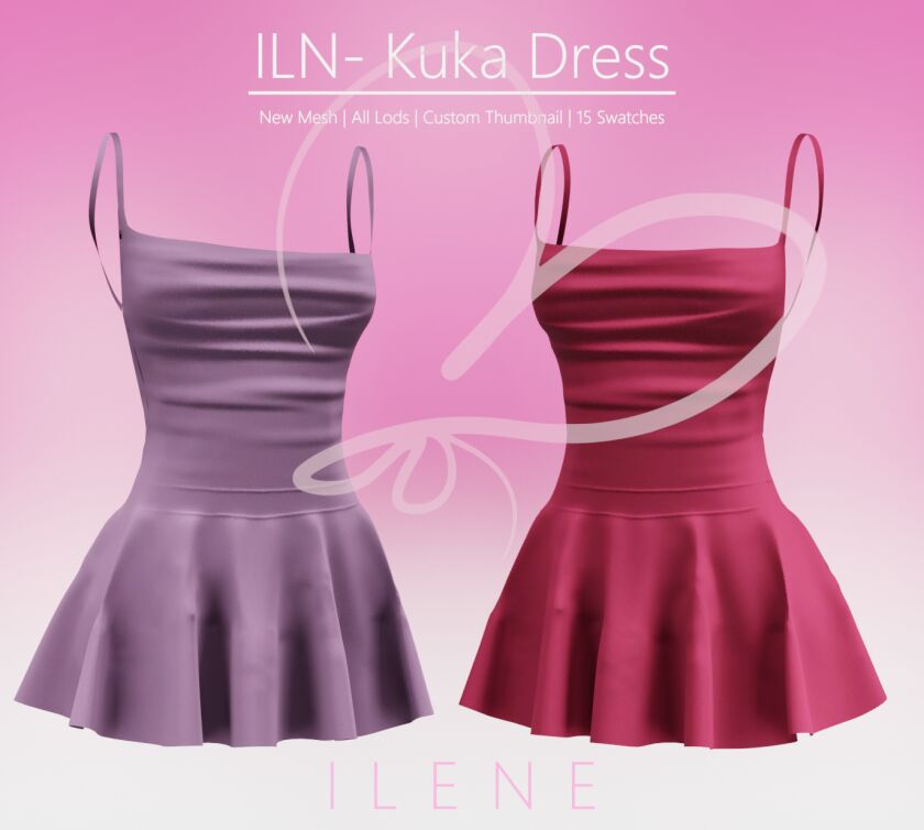 Kuka Dress Sims 4 CC