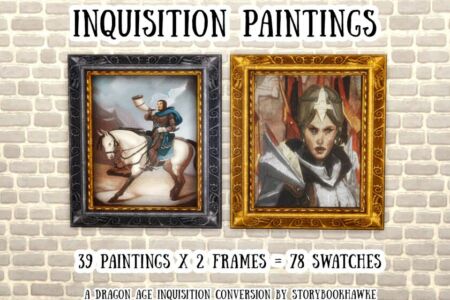 Inquisition Paintings Sims 4 CC