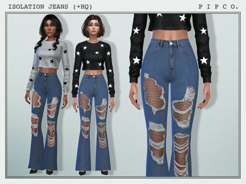 Isolation Jeans Sims 4 CC