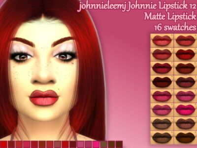 Johnnie Lipstick 12 Sims 4 CC