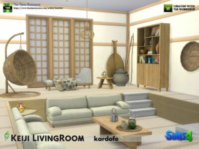 Kardofe Keiji Livingroom Sims 4 CC