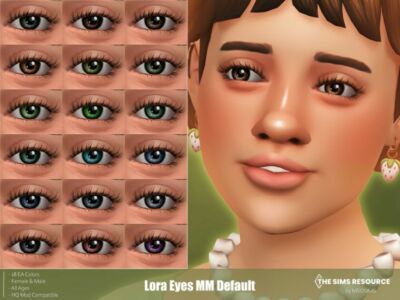 Lora Eyes Default Sims 4 CC