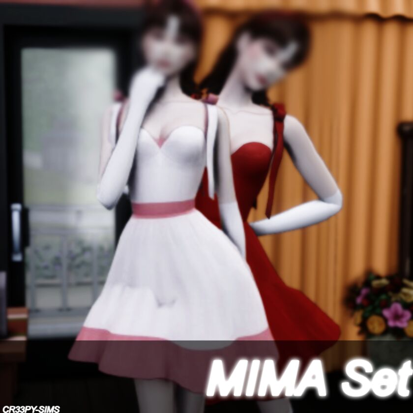 Mima Set Sims 4 CC