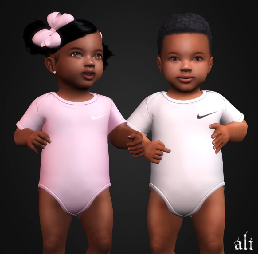 Nike Bodysuit (Infant) Sims 4 CC