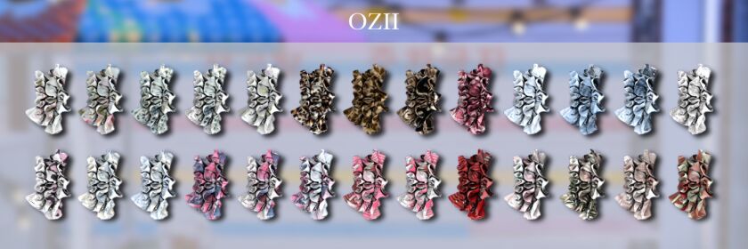 sims 4 cc oziihairn1 ver12 24 swatches acc 2hat 2