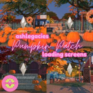 Pumpkin Patch Loading Screens Sims 4 CC