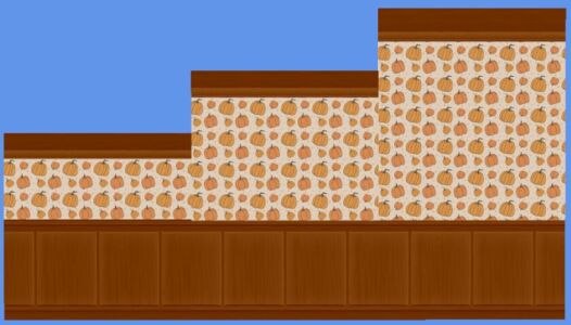 Pumpkin Seamless Pattern Panel | Pixie Bluntz Sims 4 CC