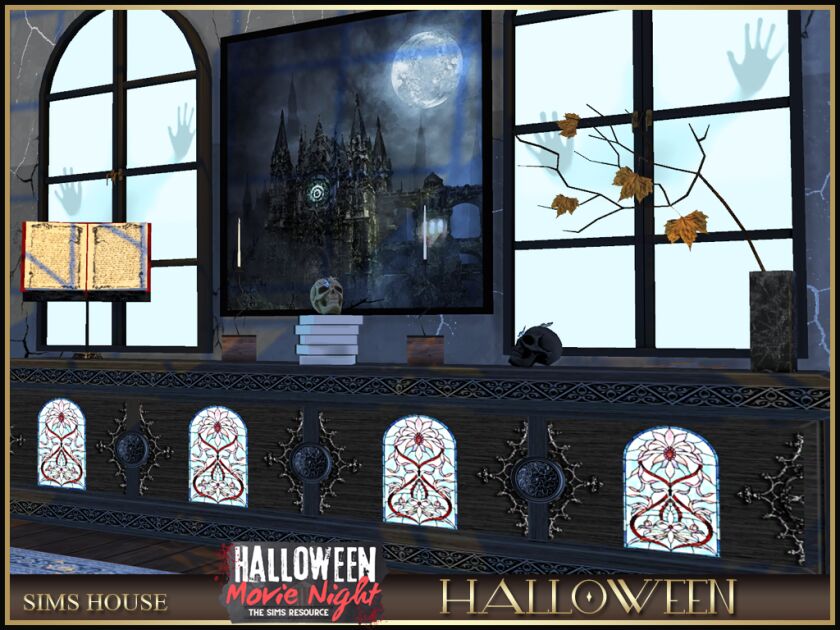 sims 4 cc sims houses halloween 4