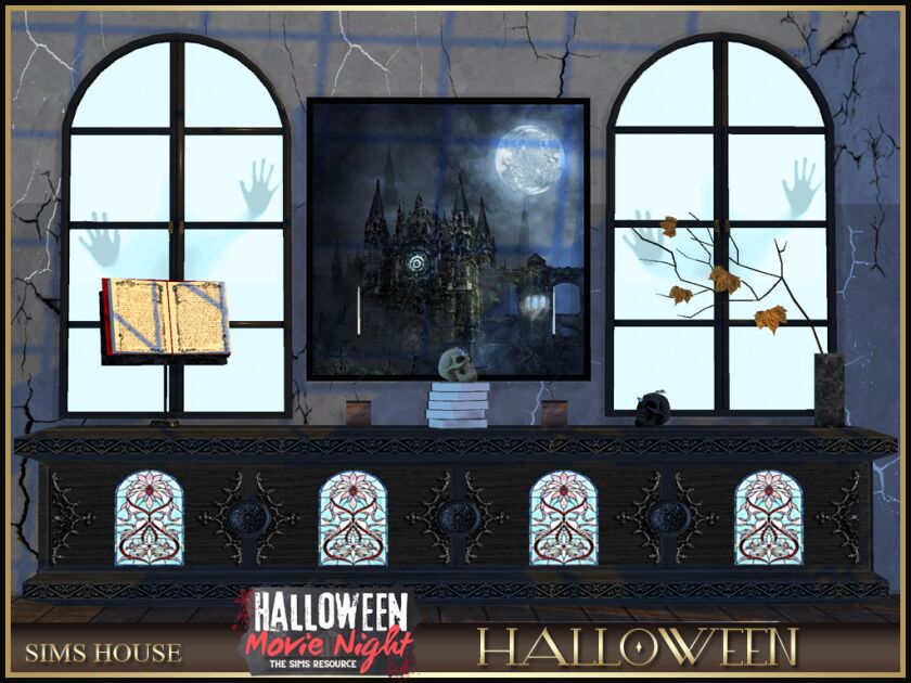 sims 4 cc sims houses halloween 5