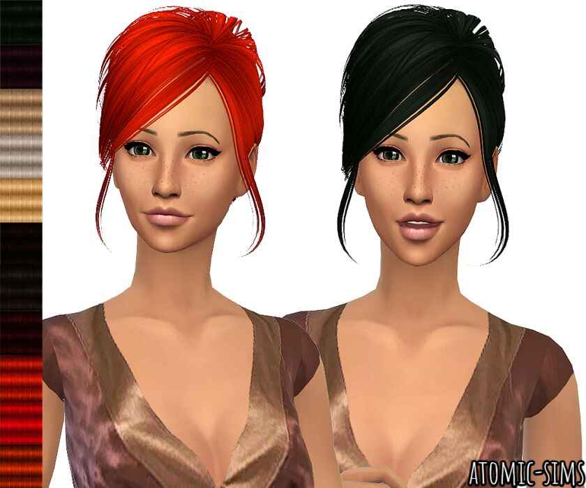 Skysims Hair 148 Retexture Sims 4 CC