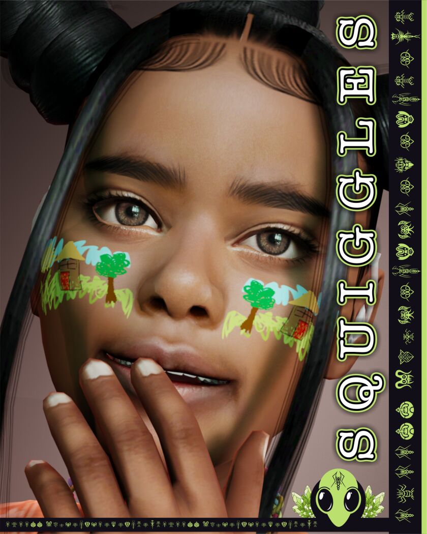 sims 4 cc squiggles face paint tsr exclusive 5