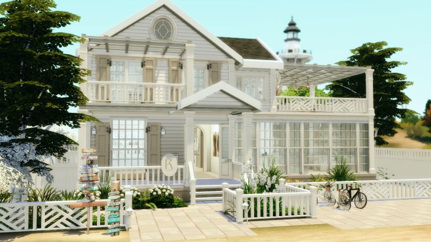 The Coastal Atelier Sims 4 CC