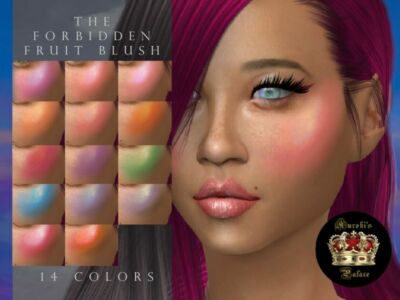 The Forbidden Fruit Blush Sims 4 CC