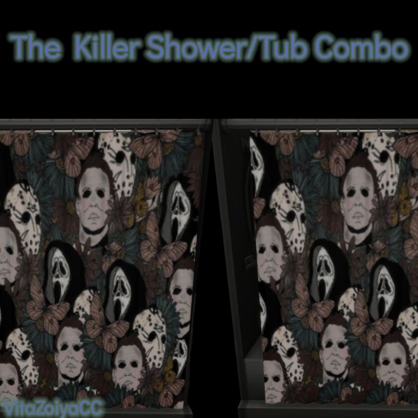 The Killer’s Shower/Bath Sims 4 CC